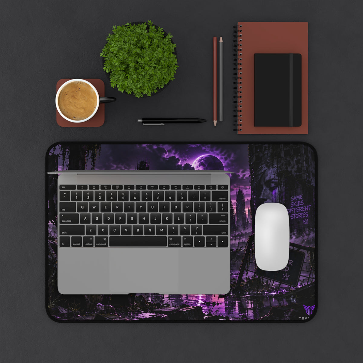 Purple Aftermath Mousepad