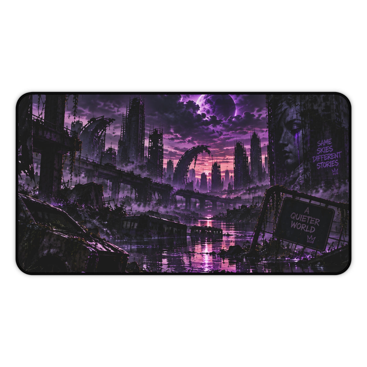 Purple Aftermath Mousepad