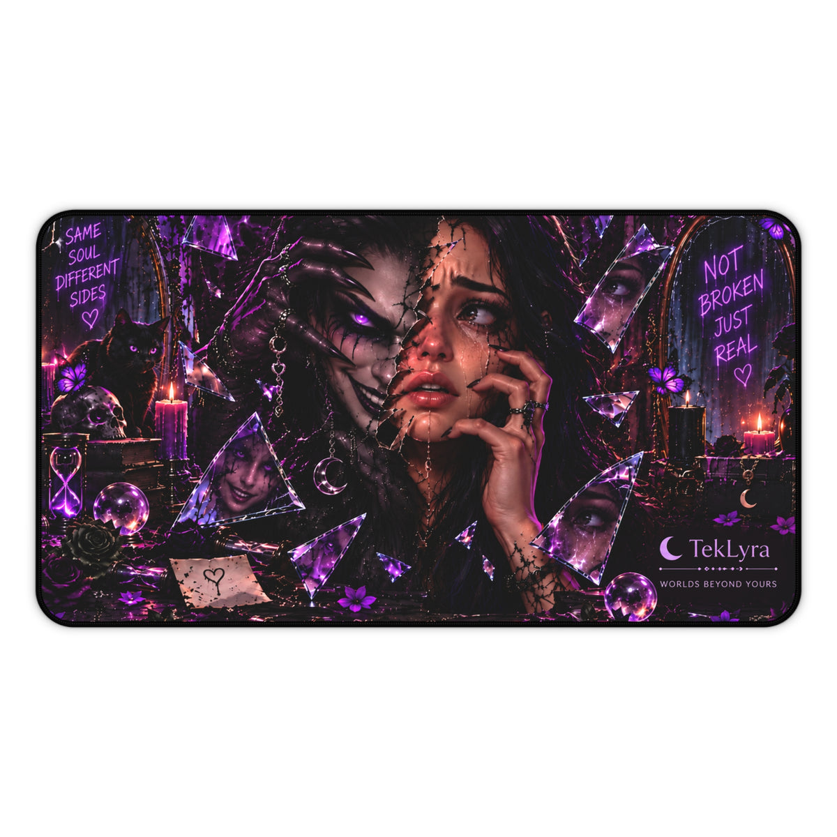 Fractured Midnight Mousepad