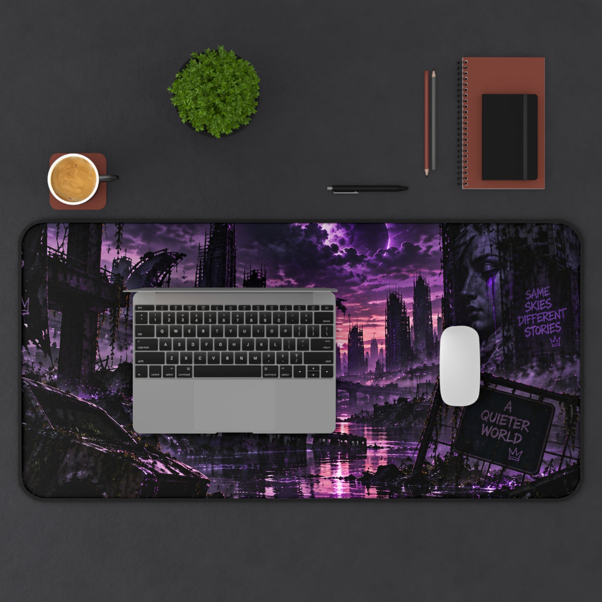 Purple Aftermath Mousepad