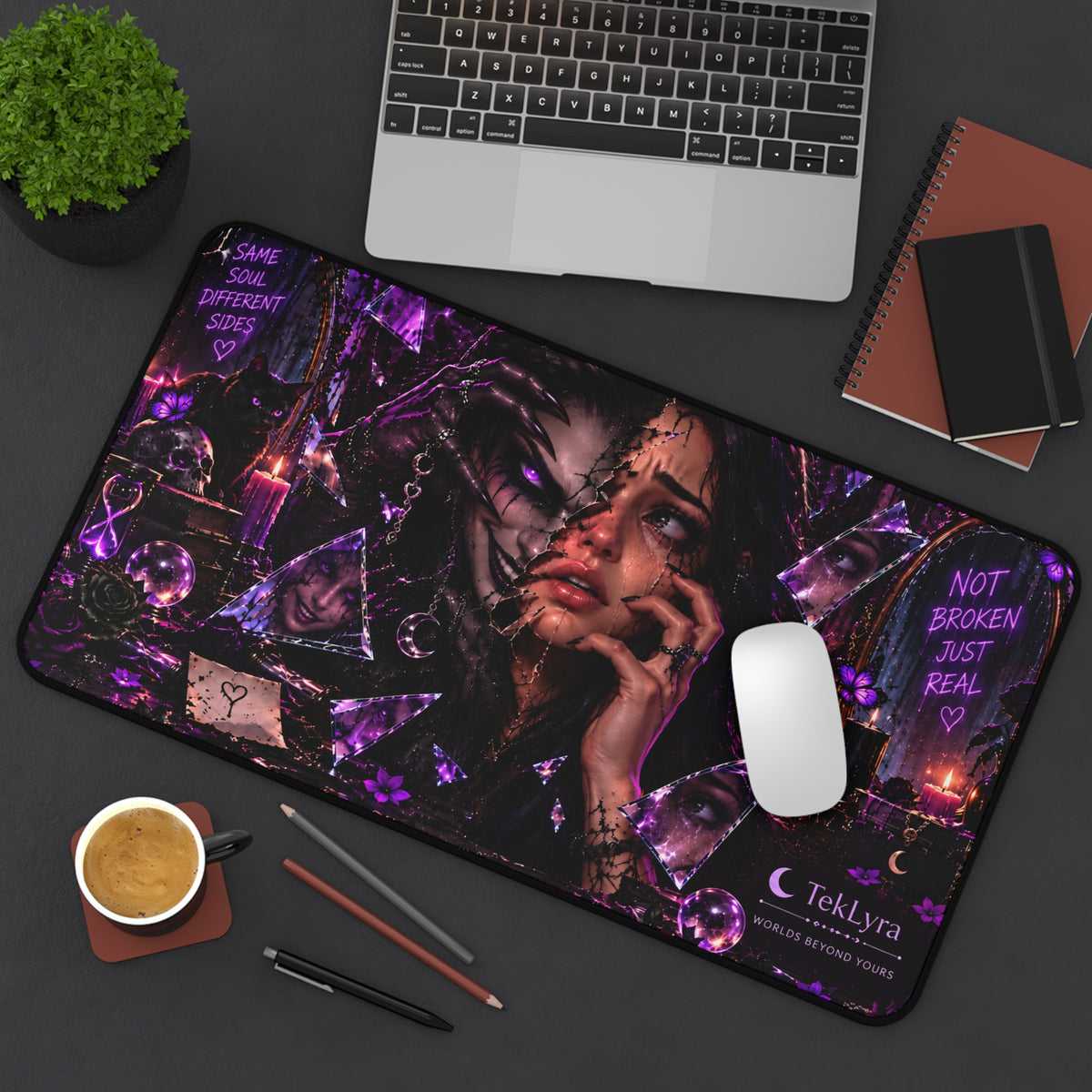 Fractured Midnight Mousepad