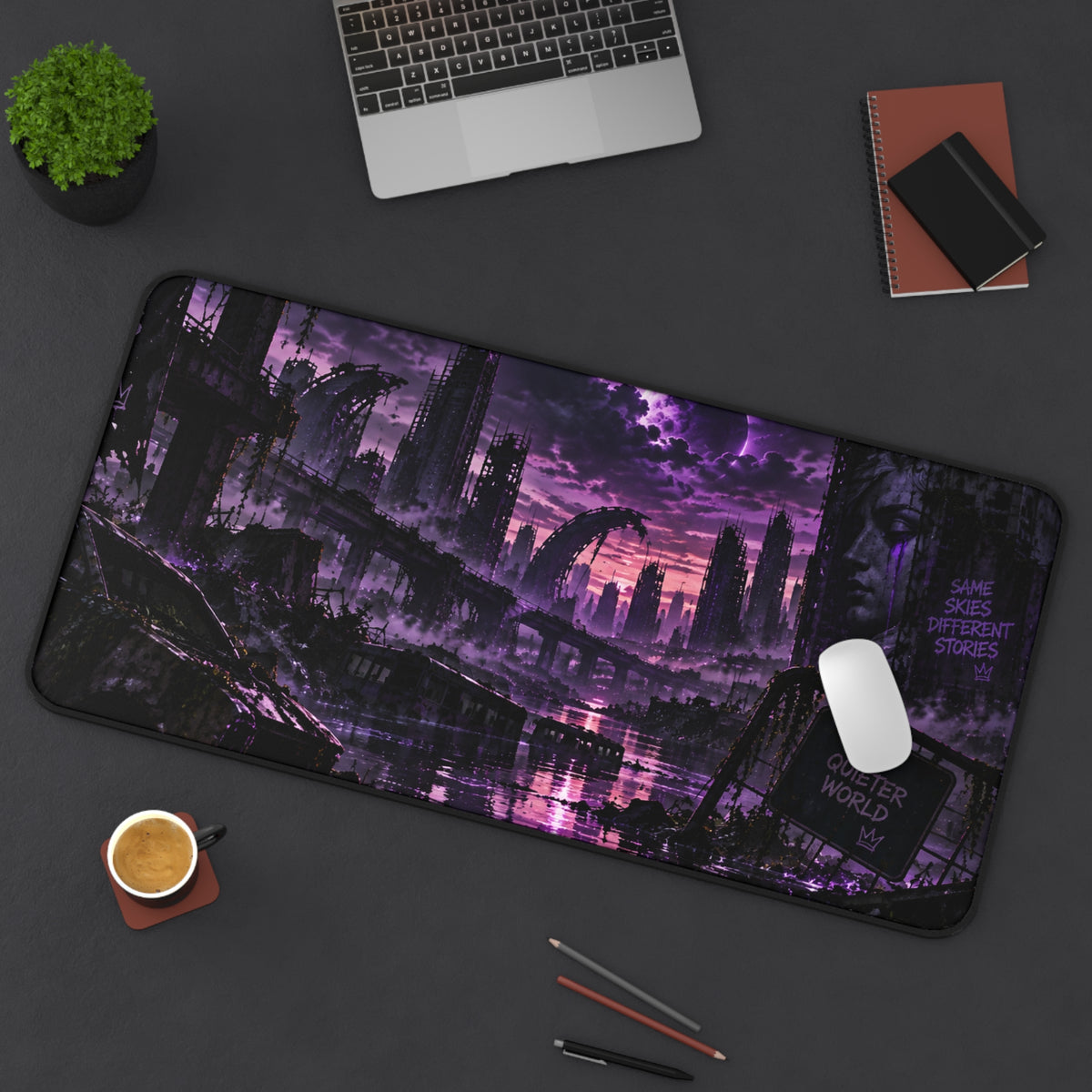 Purple Aftermath Mousepad