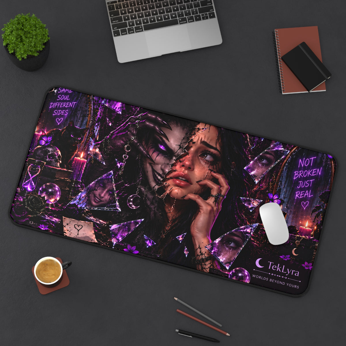 Fractured Midnight Mousepad