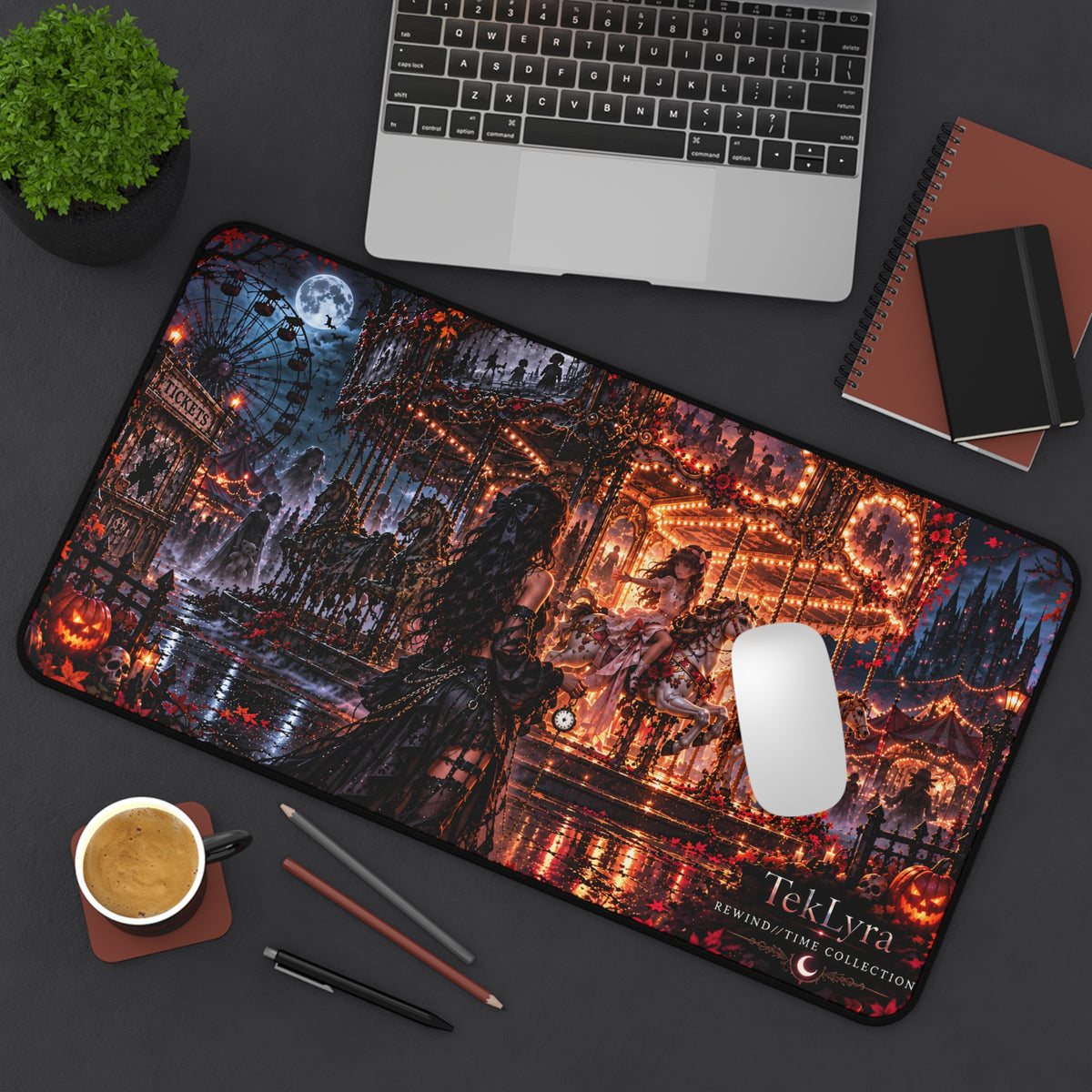 Haunted Carousel Mousepad