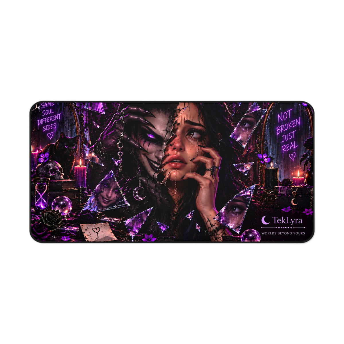Fractured Midnight Mousepad