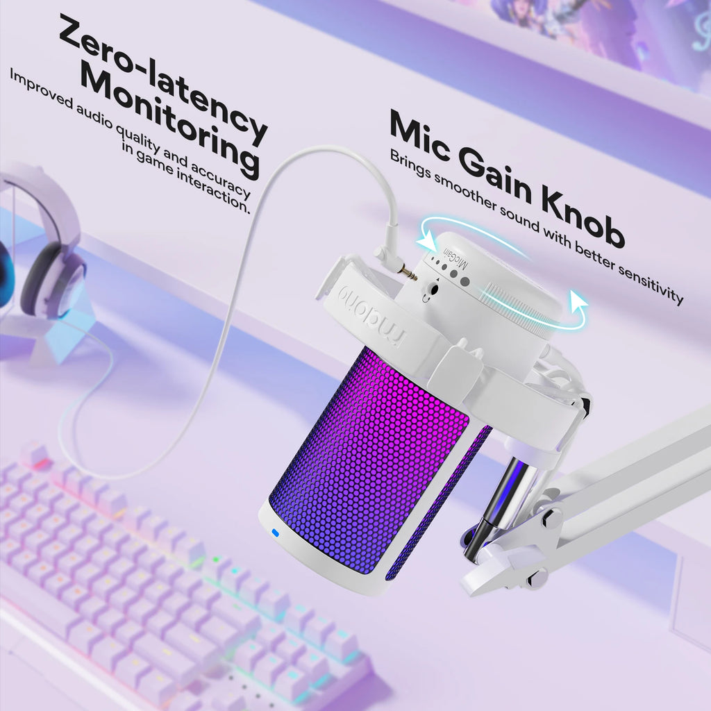 MAONO GamerWave DGM20S RGB USB Gaming Microphone