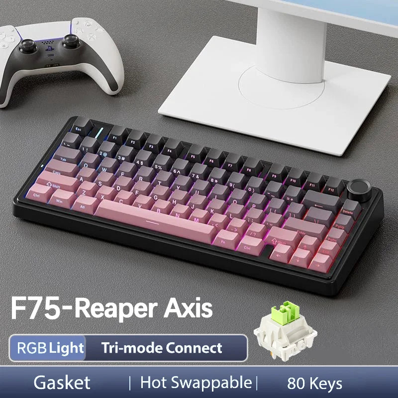 AULA F75 Pro 75% Gasket Wireless RGB Mechanical Keyboard