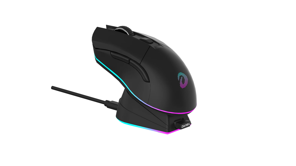 DAREU Dual-Mode RGB Rechargeable Gaming Mouse