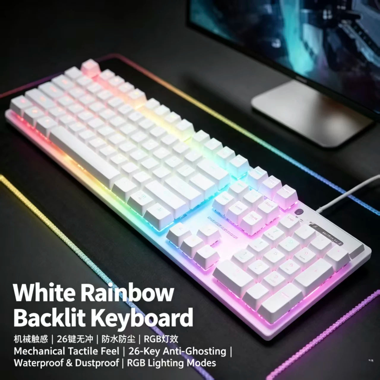 Pro-Pioneer GX330 Wired Mechanical-Feel Gaming Keyboard And Mouse Set - Desktop Gaming Peripherals