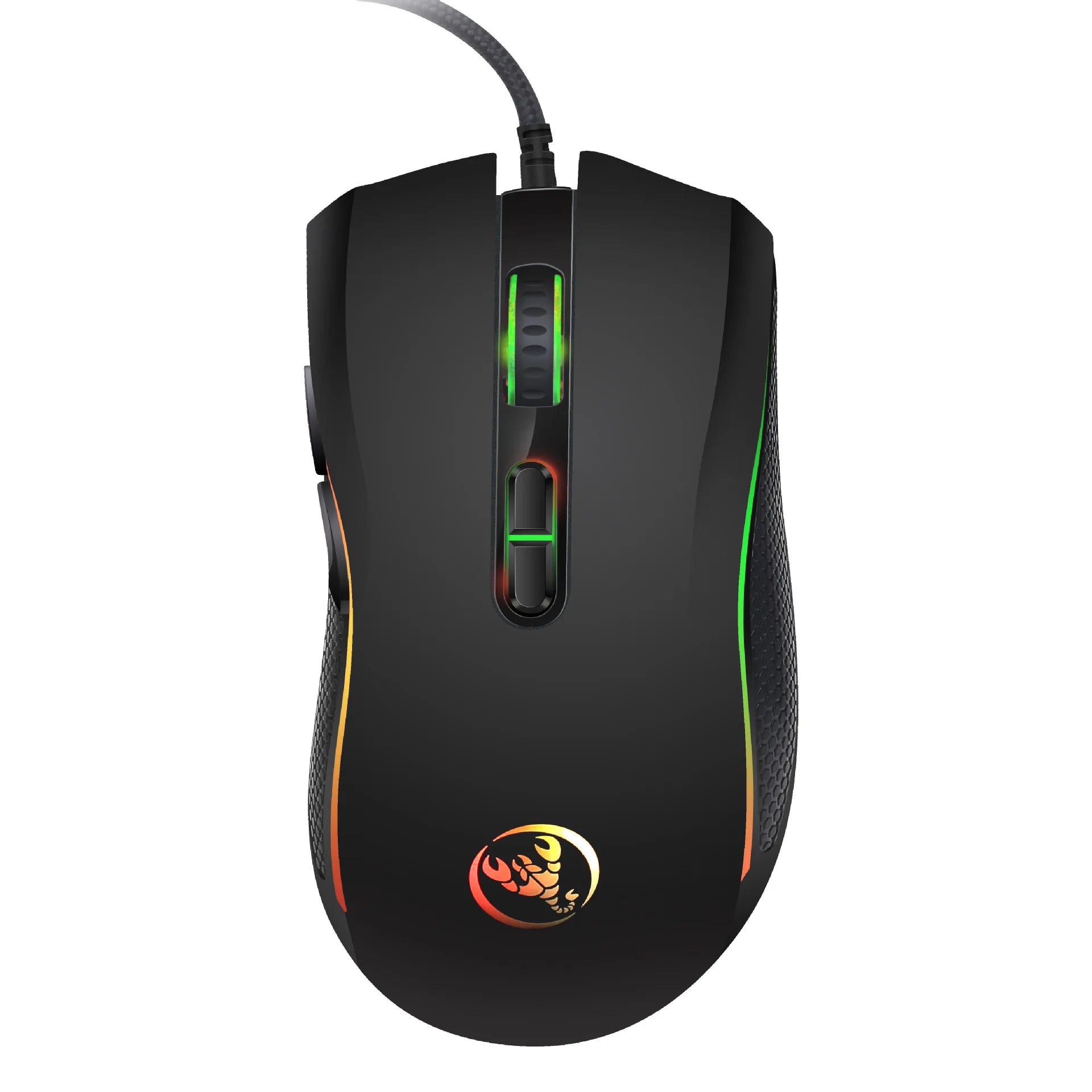 A869 HXSJ Colorful Light Gaming Mouse eSports Wired Mouse Computer Competitive Mouse