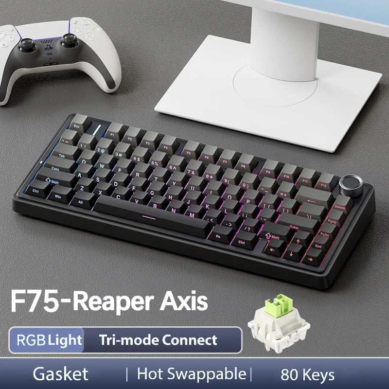 AULA F75 Pro 75% Gasket Wireless RGB Mechanical Keyboard