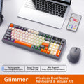 FREEWOLF M96 Wireless Keyboard & Mouse Kit with Smart Display