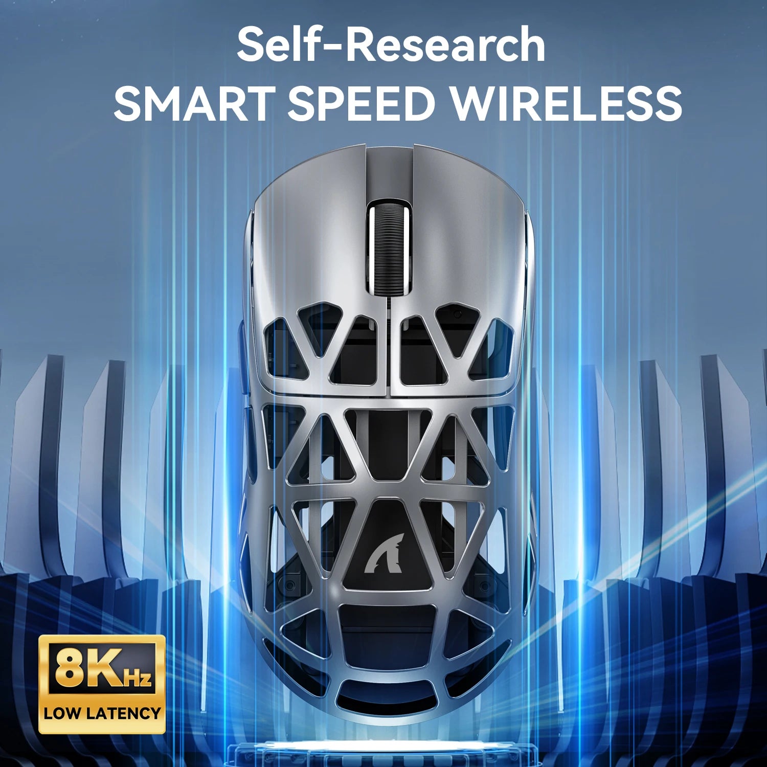 ATTACK SHARK R2 Wireless Gaming Mouse PAW3950 42000 DPI 8K Polling 48g Magnesium Alloy Tri-Mode Bluetooth E-sports Mouse