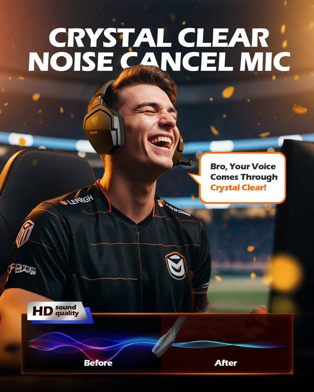 NUBWO G06 2.4GHz & Bluetooth 5.3 Gaming Headset