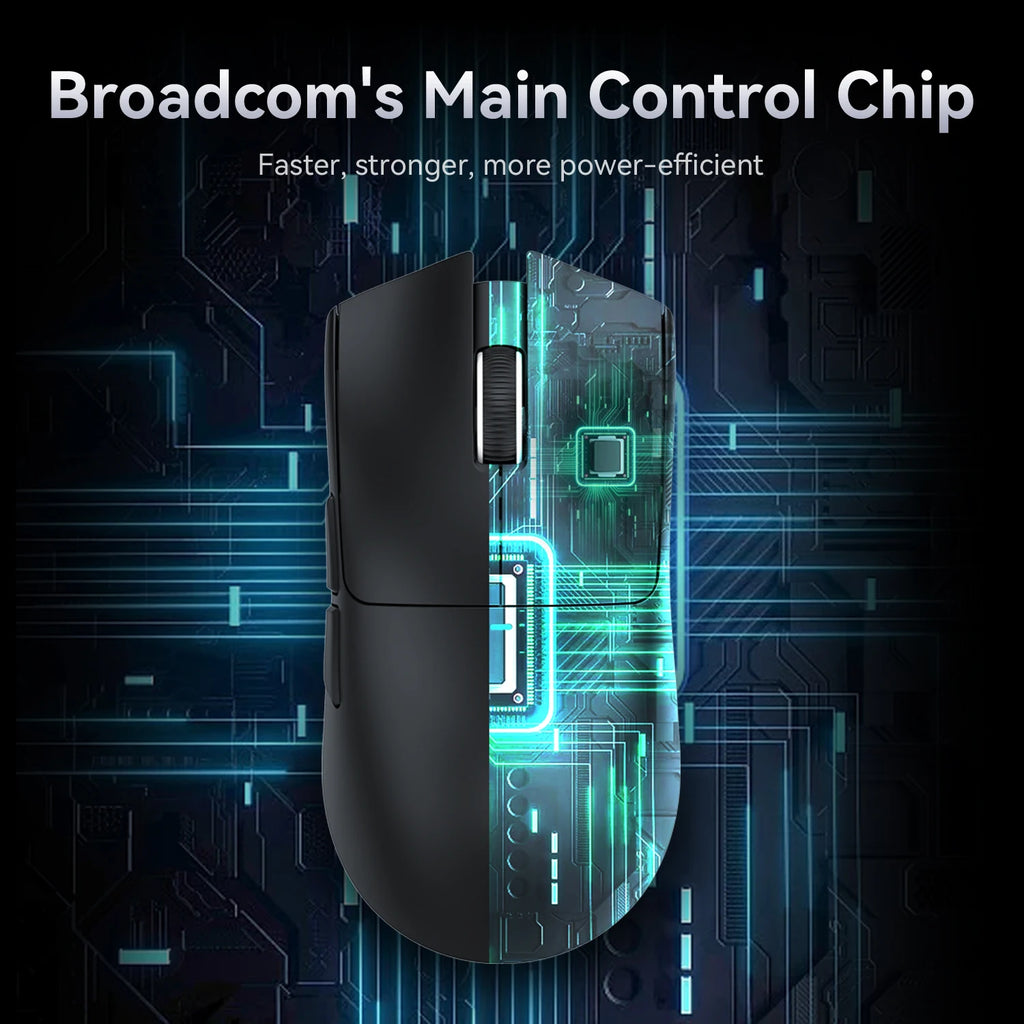 Attack Shark R1 X11 Wireless Gaming Mouse, 18K DPI PAW3311, Tri-Mode Bluetooth/2.4GHz/Wired, Lightweight, Macro Gaming Mouse