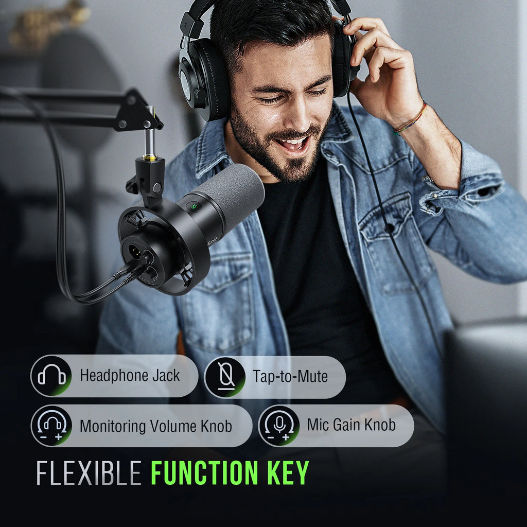 FIFINE K688 USB/XLR Dynamic Recording Microphone