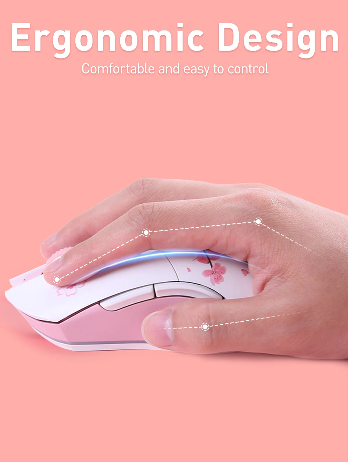 DAREU Dual-Mode RGB Rechargeable Gaming Mouse